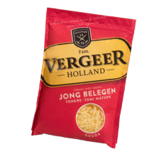 Vergeer geraspte kaas jong belegen